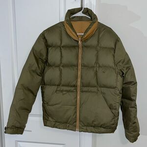 M. Julian Puffer Puffy Reversible Down Quilted Jacket Coat 42 Men’s L Retro